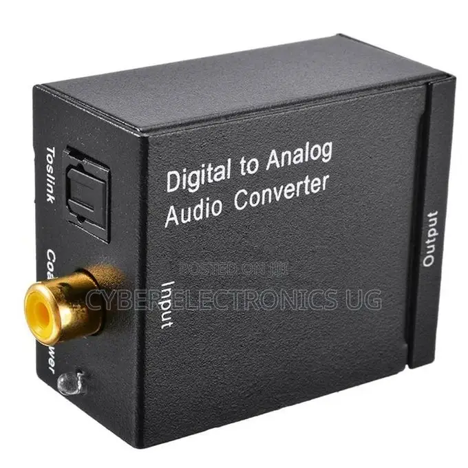 Digital to Analog Audio Converter Optical Fiber Toslink Coax