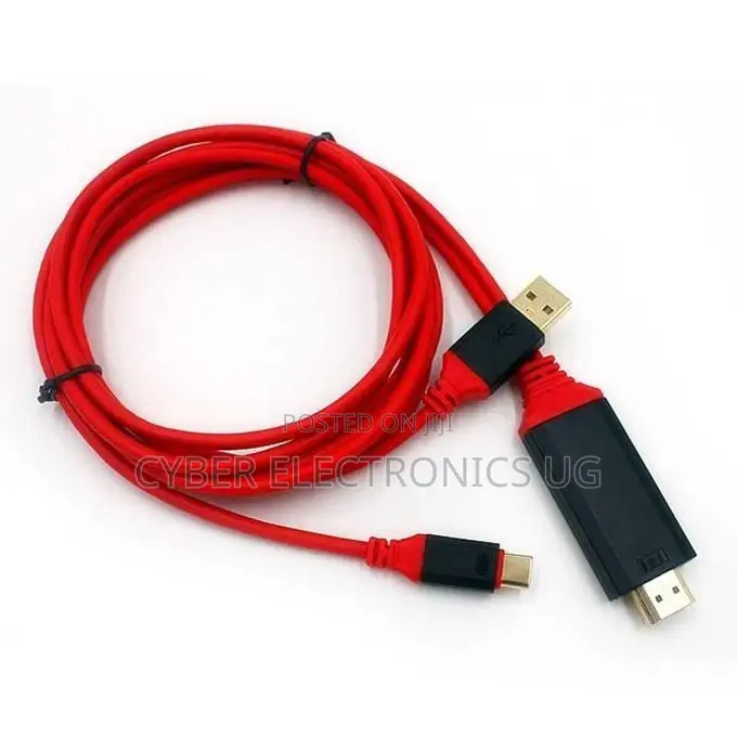  USB 3.1 Type C Phone to HDMI TV/HDTV Video Convert Cable