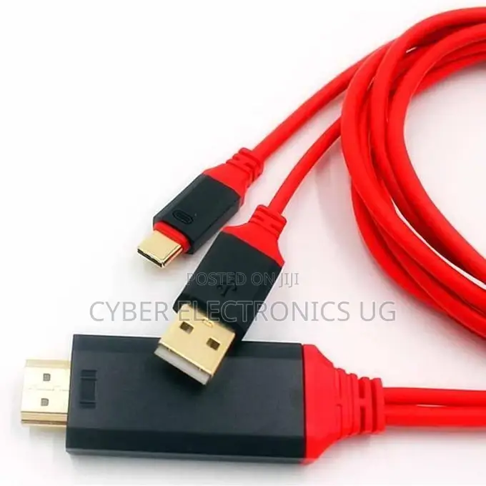  USB 3.1 Type C Phone to HDMI TV/HDTV Video Convert Cable