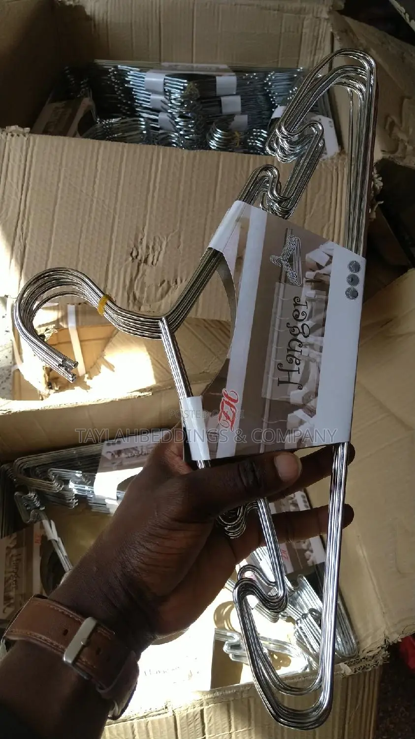 10pcs Stainless Steel Hangers
