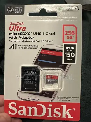 Sandisk Ultra Memory Card 256GB Microsdxc UHS-I Card