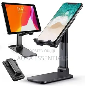 Metal Adjustable Anti Slip Mobile Holder for Table Desktop