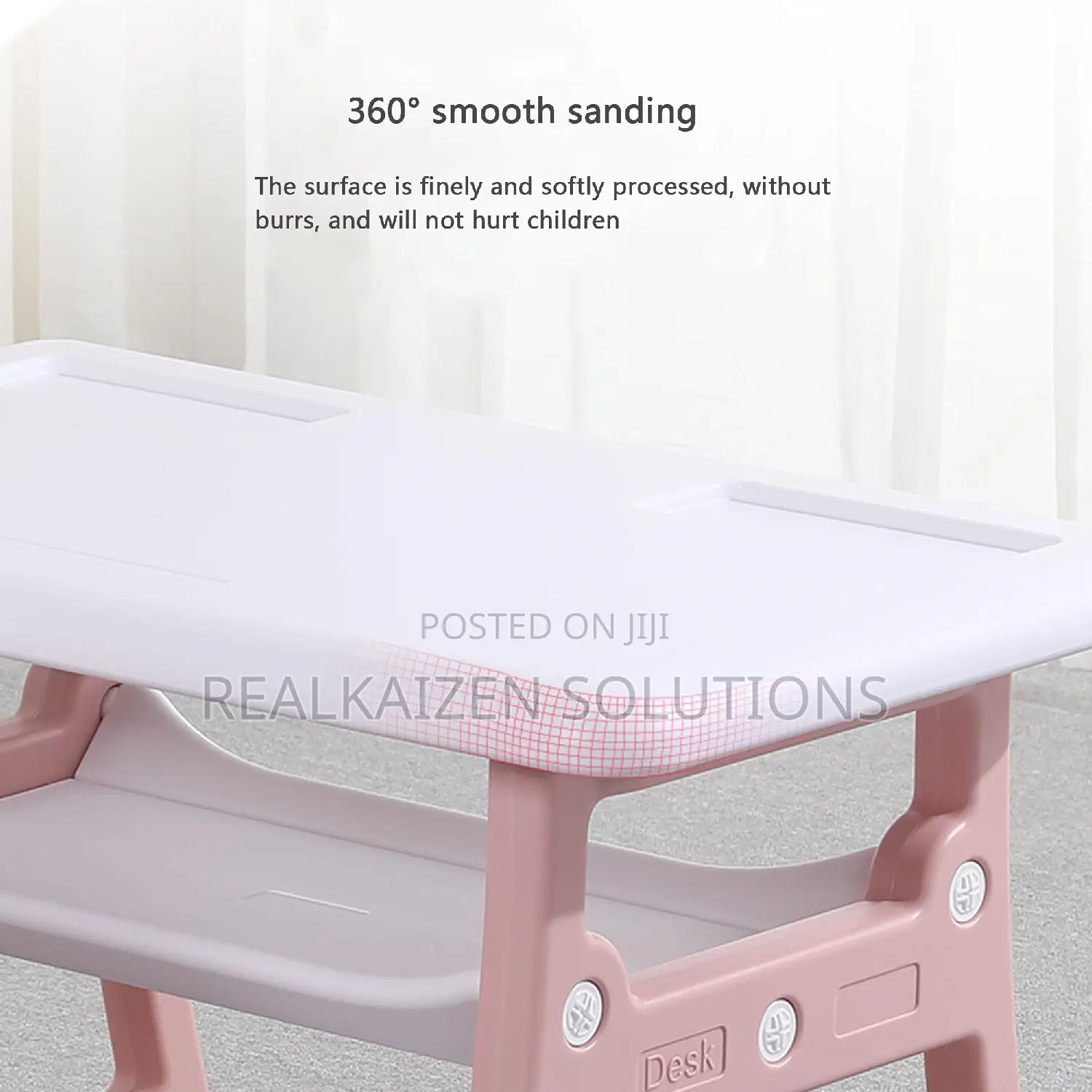 Multifunctional Children's Non-Slip 1 Table and 2 Chair Set