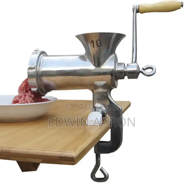 Aluminum Manual Meat Grinder Size 10