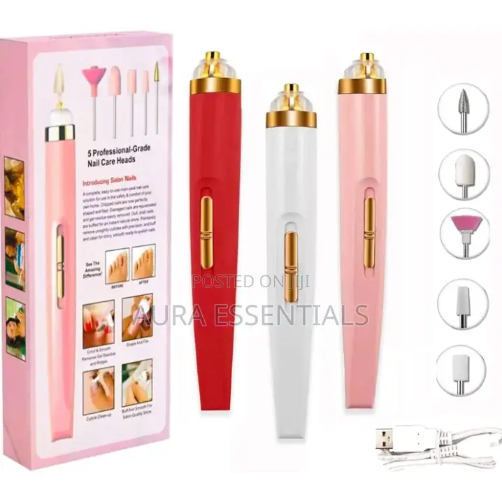 Professional 5 in 1 Portable Cordless Nail Files
