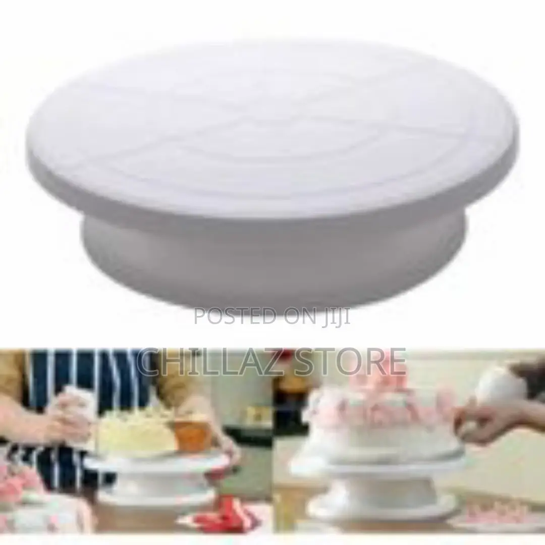 Turntable Rotating Anti-Skid Cake Decorating Stand,