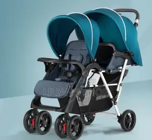 Foldable Twin Baby Stroller