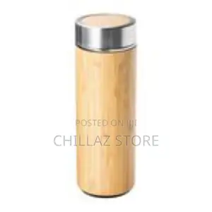 Double Wall Stainless Steel Bamboo Insulating Vacuum Flask