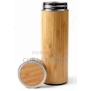Double Wall Stainless Steel Bamboo Insulating Vacuum Flask