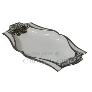 Design Serving Platter – Silver