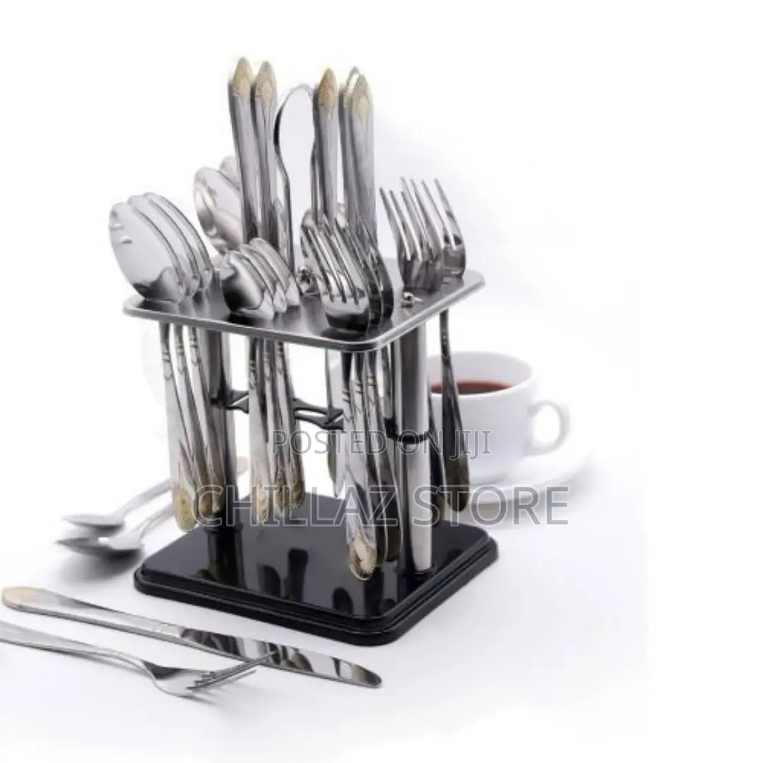 Cutlery Set-24 PCS of Tea Spoons,Table Spoon,Forks,Table