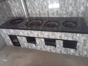 4 Potholes Charcoal Firewood Cook Stove With an Oven/ BBQ