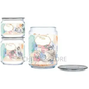 Luminarc 3 Piece Happy Bird Sugar Bowl, Food Storage
