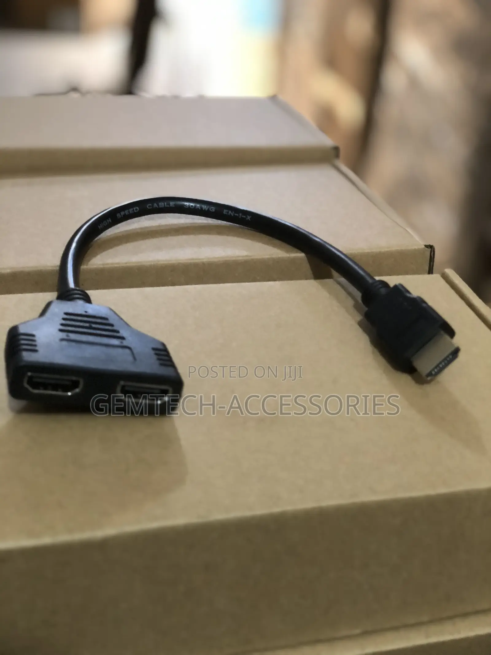 Hdmi Splitter 2 in 1 ( 1 Male to 2 Female Out )