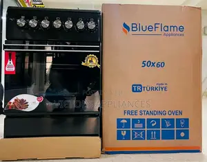 Blueflame Cooker 3gas 1electric 50x60cm(Black)MADE IN TURKEY