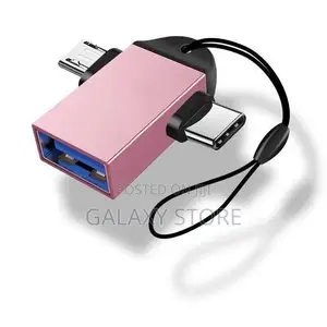 2 in 1 OTG Converter Type C and Smart to USB 3.0 Adapter