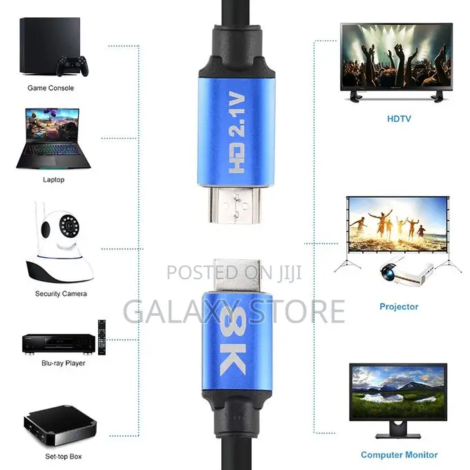 1.5m / Ultra Clear HDMI 2.1 TV Projection HDMI Cable