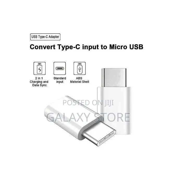 Type C Male to Micro Usb Female Data Converter Adapter