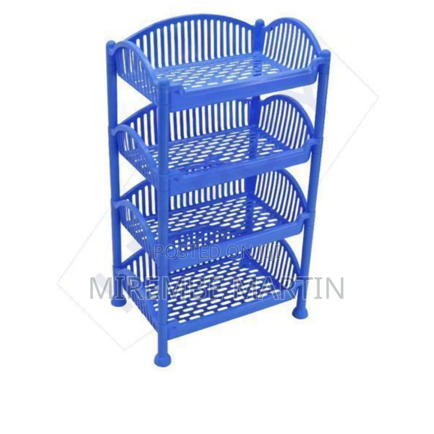 Kenpoly Ezee Trolley 4 Stack Blue