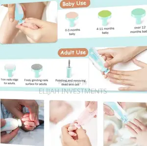 6in1 Electric Safety Nail Trimmer for Children