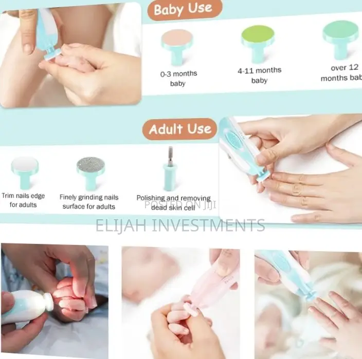 6in1 Electric Safety Nail Trimmer for Children