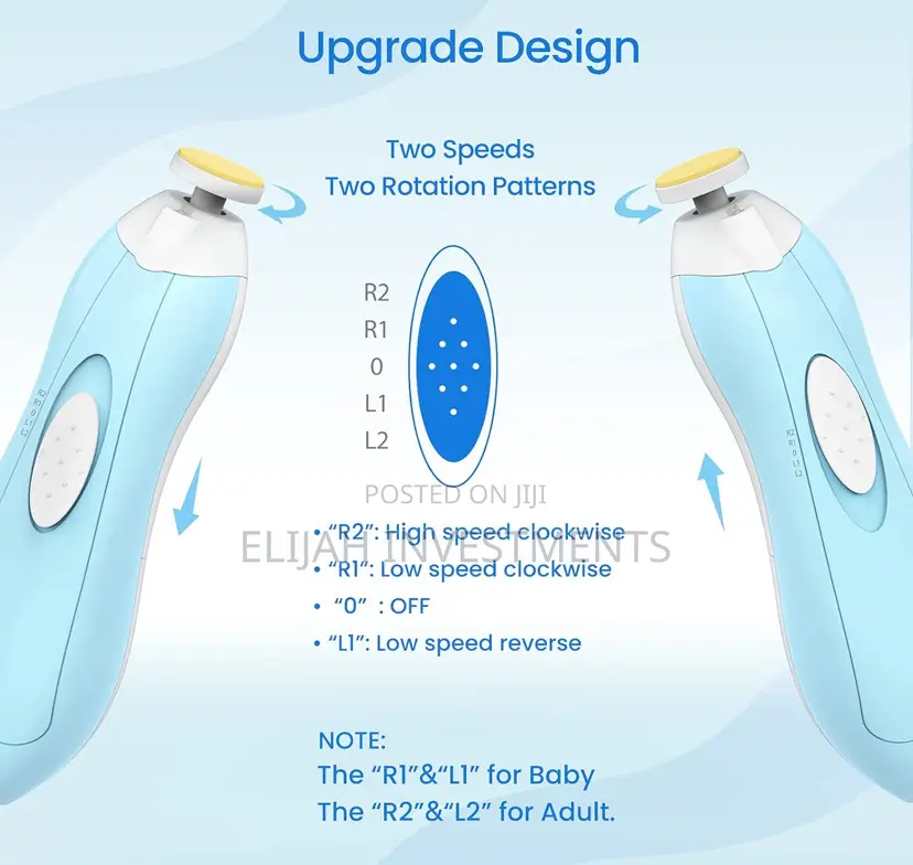 6in1 Electric Safety Nail Trimmer for Children