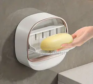 1 Pc Wall Mounted Drainage Soap Box