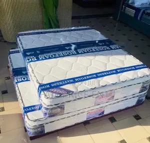 Double Layer Spring Mattress.6*6*12inches.( White)