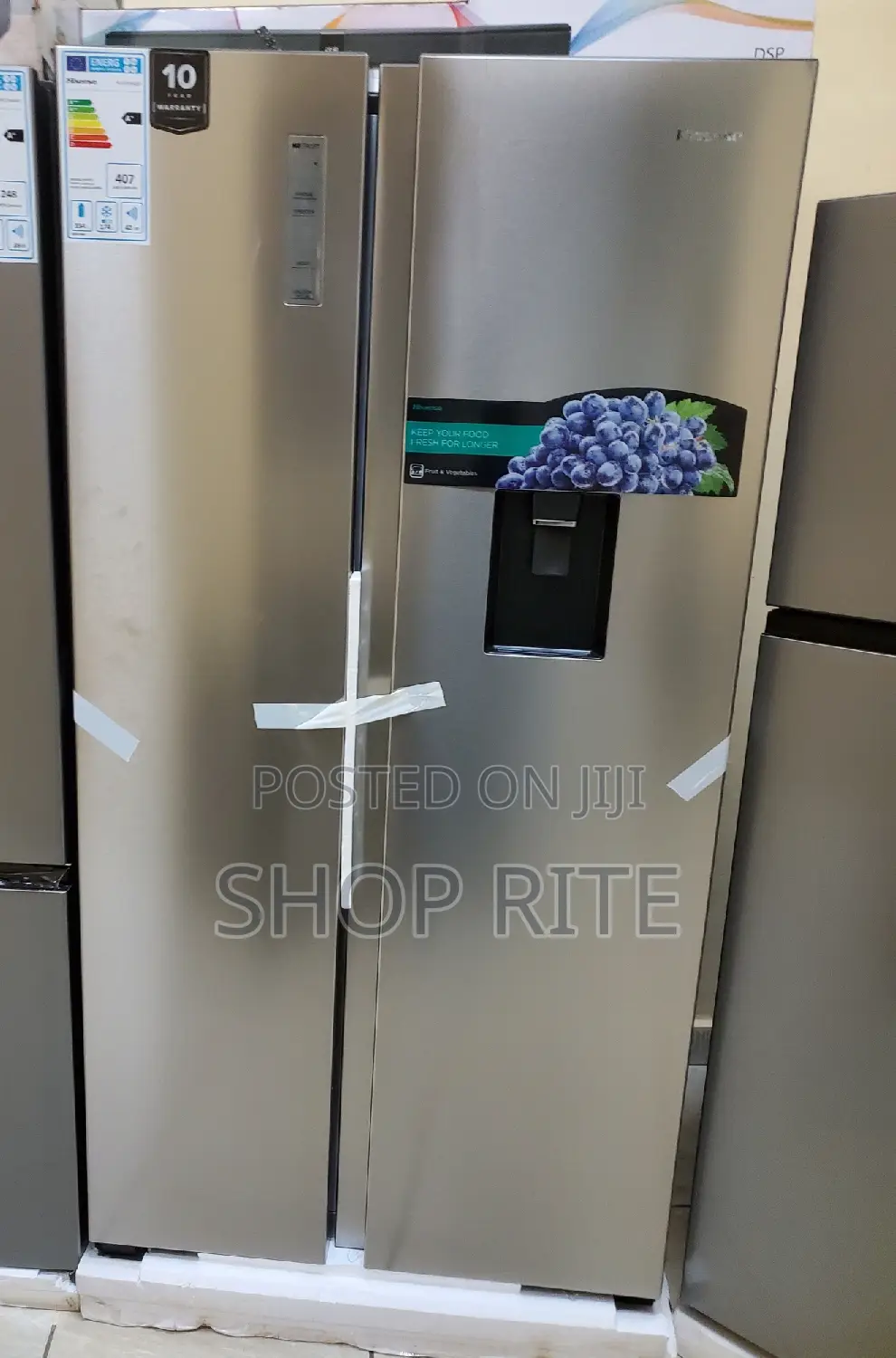 Hisense Refrigerator 670litres Side by Side Free Frost