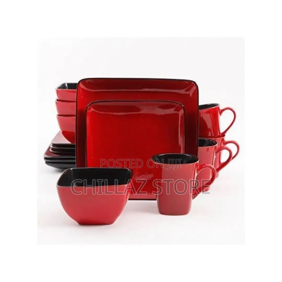 Other 16 Piece Square Plates, Cups,
