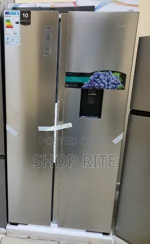 Hisense 670L Silver Door Refrigerator Side by Side