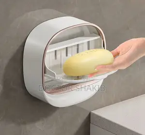 Light Luxury Waterproof Soap Dish With Drainage Box