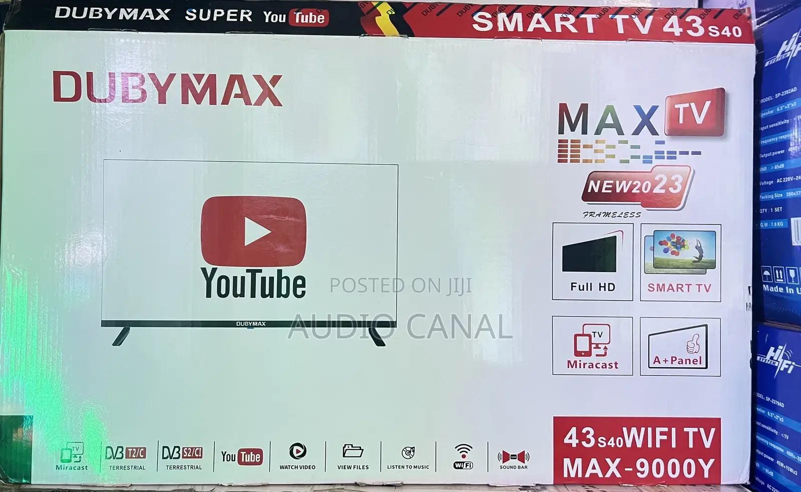 Dubbymax 43” Smart Tv