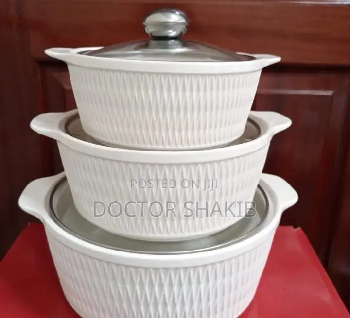 High Quality Generic 3pcs Ceramic Dishes Set