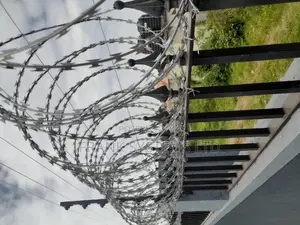 Elelectric Fence With Razor Wire Fencing