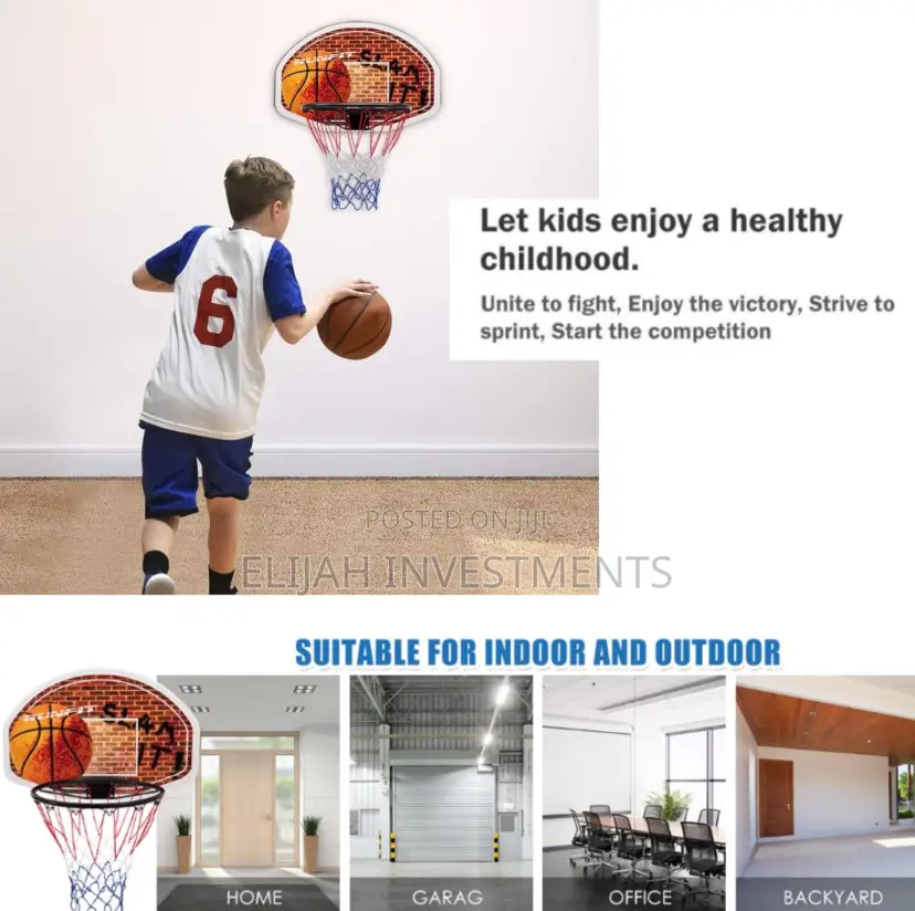 Wall Mounted Fan Basketball Hoop