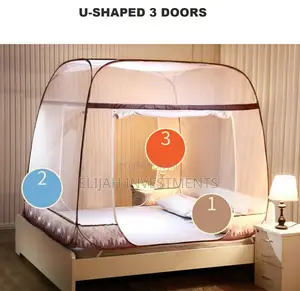 3 Door Mosquito Net- Bed Canopy