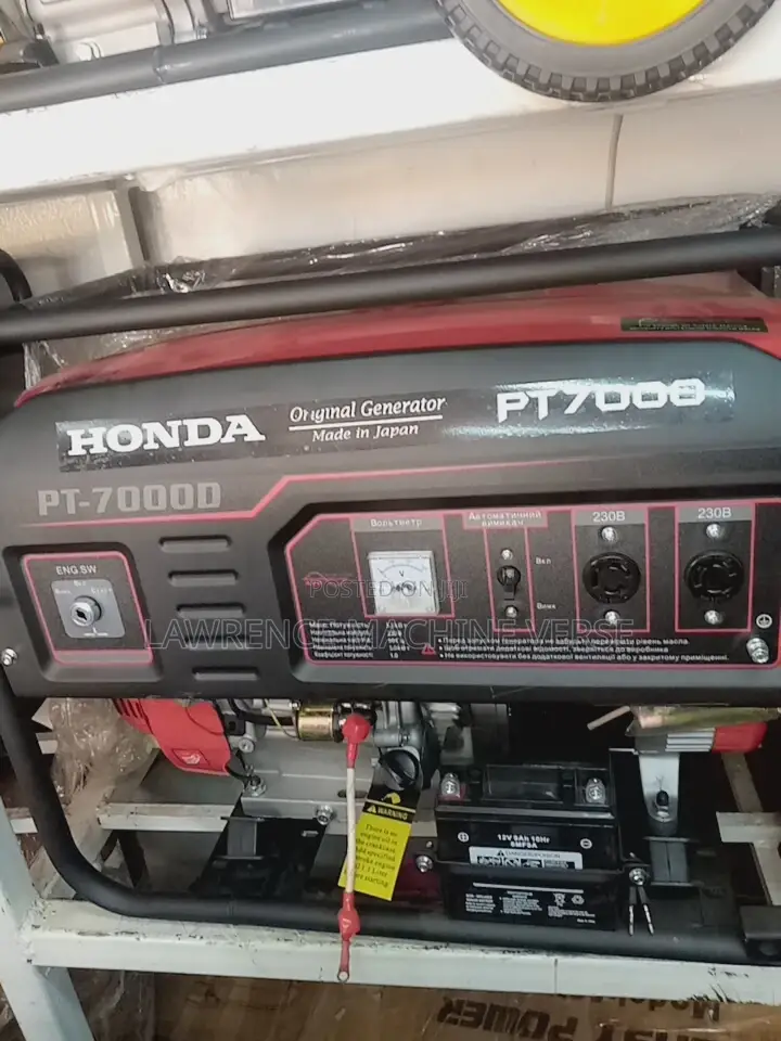 Honda Generator PT7000 5.5kv
