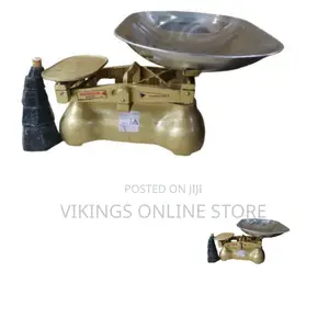 UNBS Stamped Shop Weighing Scale, 6 Stones - Gold