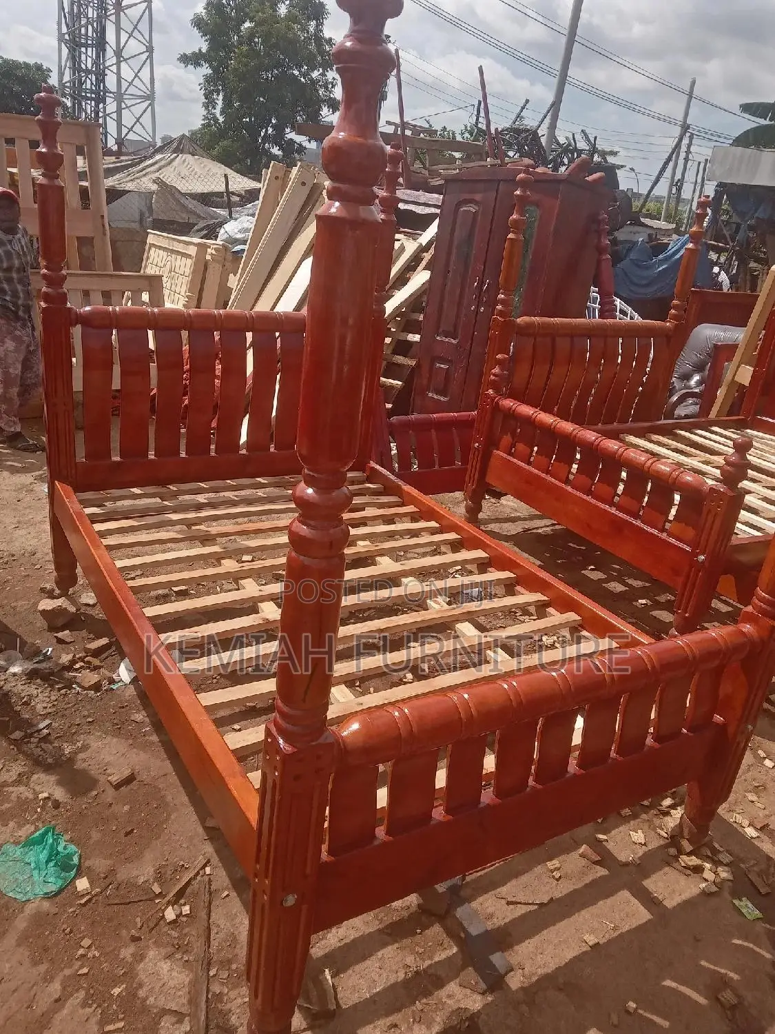 Netpoles 4x6 Bed