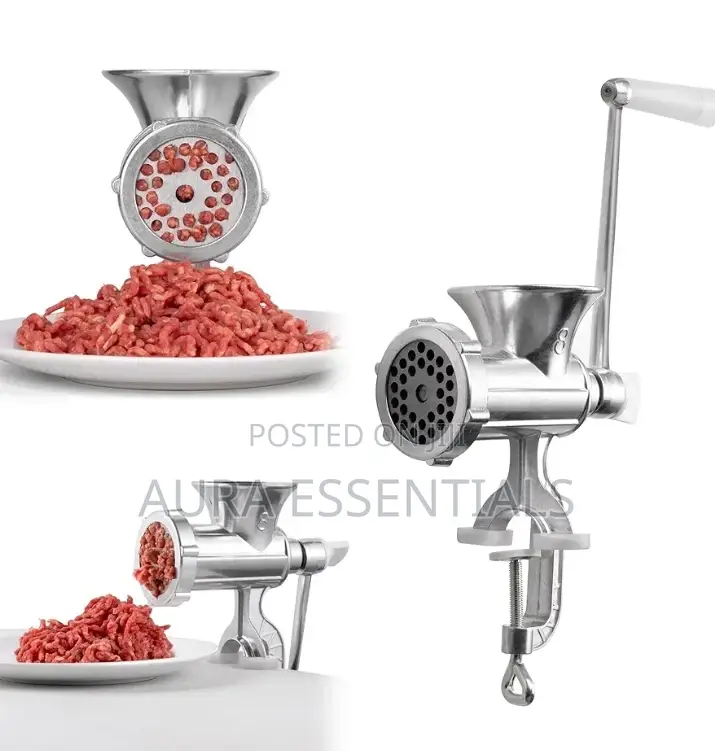 Silver Manual Meat Grinder