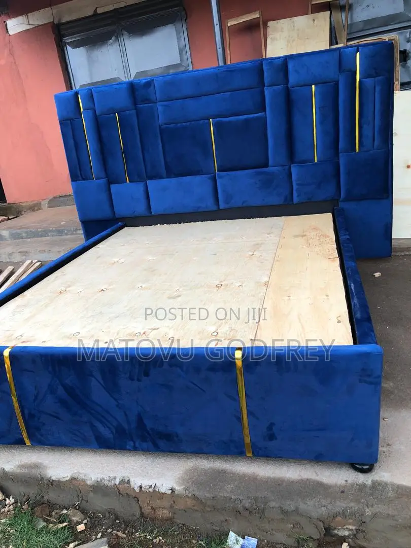 Darkblue 5*6 King Size Bed