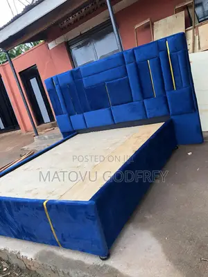Darkblue 5*6 King Size Bed