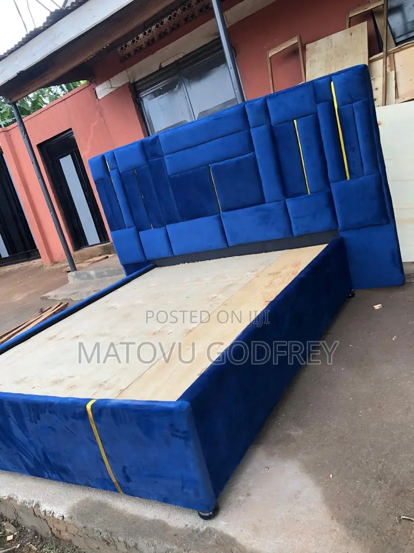 Darkblue 5*6 King Size Bed