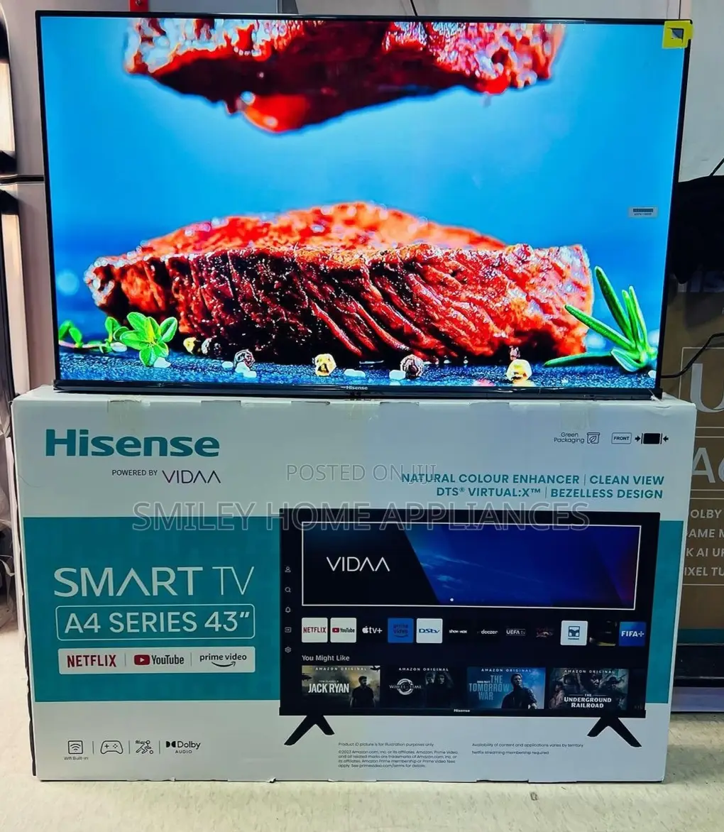 Hisense 43inches Smart Tv A4 Series