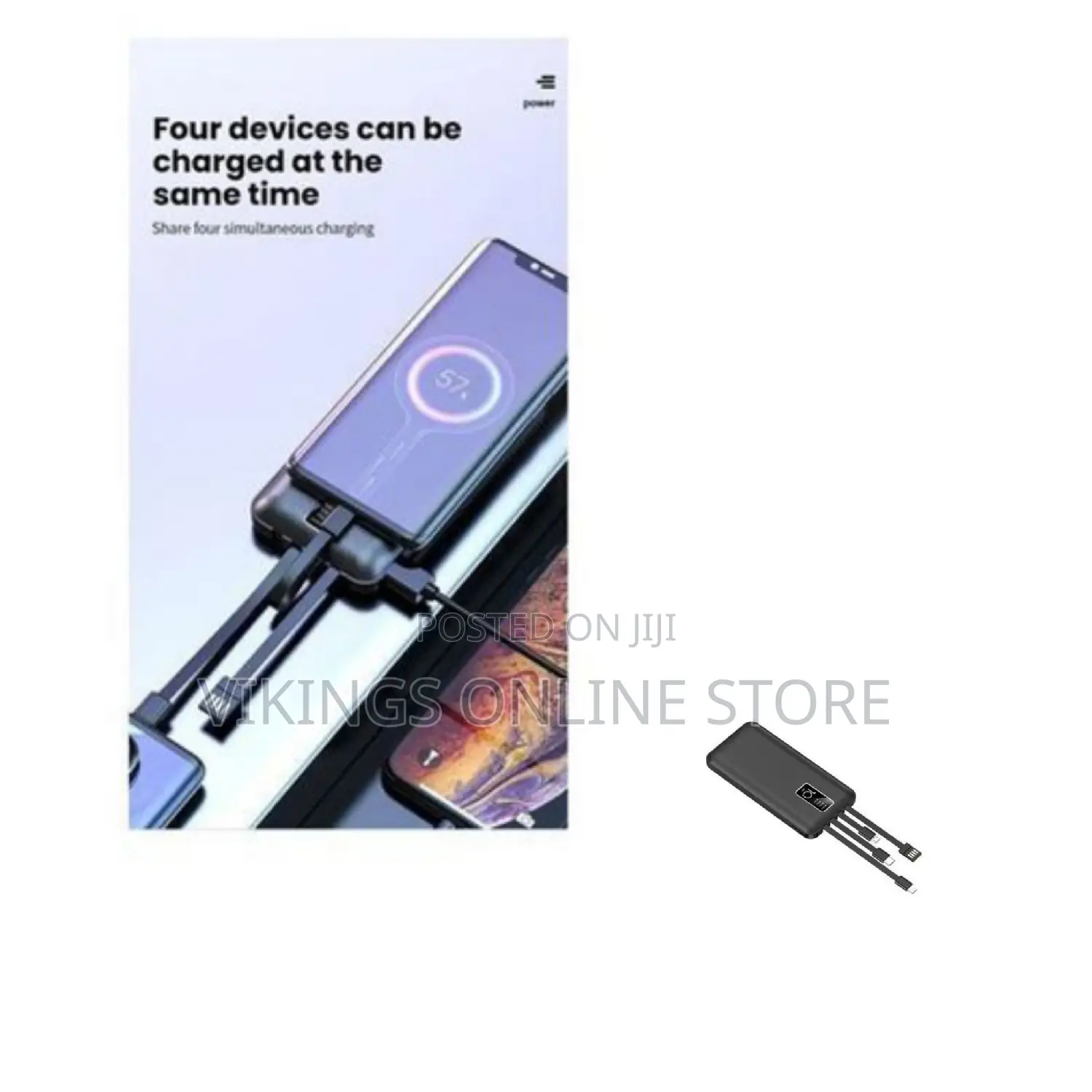 Fast Charging Power Bank Charging 4 Devices Once 10000mah-