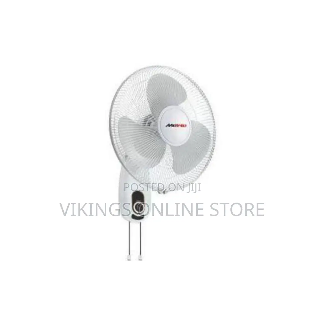 16 Inch Wall Fan With 90 Degree Oscillation and 3 Speeds-