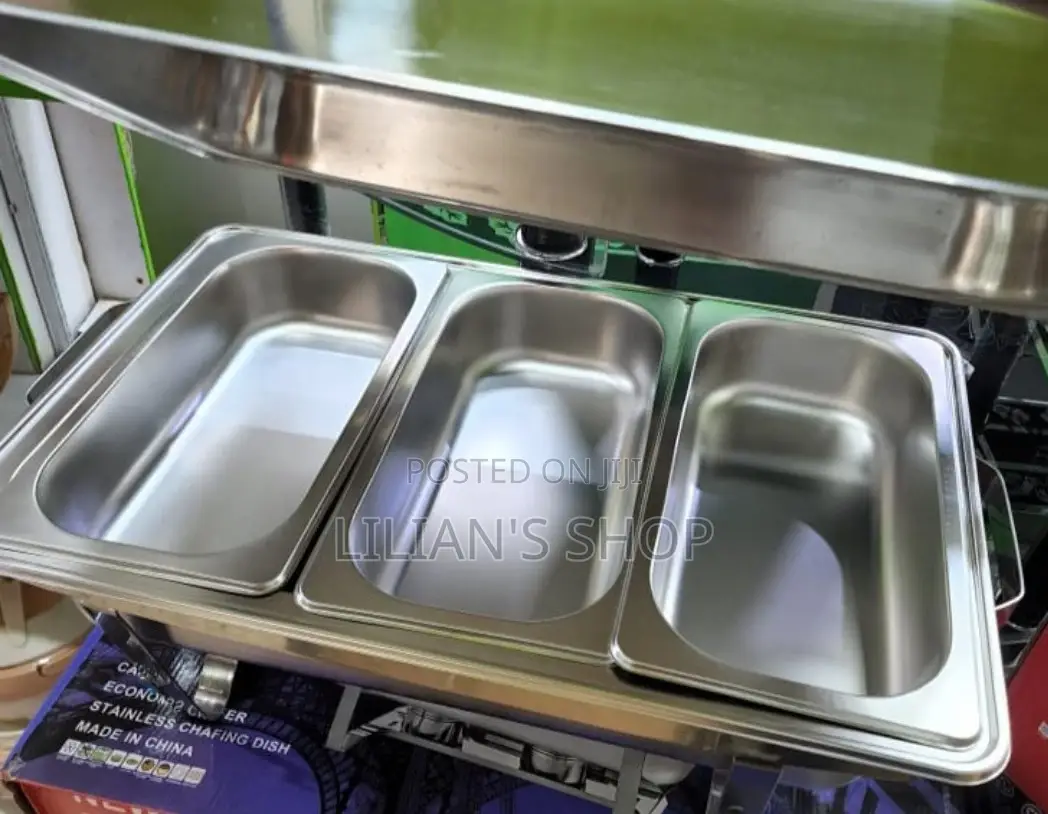 3 Compartments Chaffing Dishes-9litrs