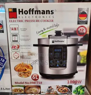Hoffmans 6L Electric Rice Cooker - HM 718 (1000w)