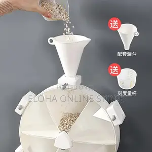 6 in 1 Wall Mount Storage Container Cereal Grain
